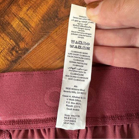 ALO yoga mars clay clubhouse skort - Picture 10 of 11